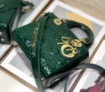 Dark green patent leather, Dior ABC monogram 20cm - Image 7