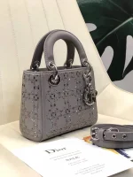 Grey leather shoulder strap with full original packaging - Image 8