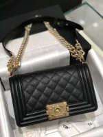 All steel light gold buckle Size: 20Cm