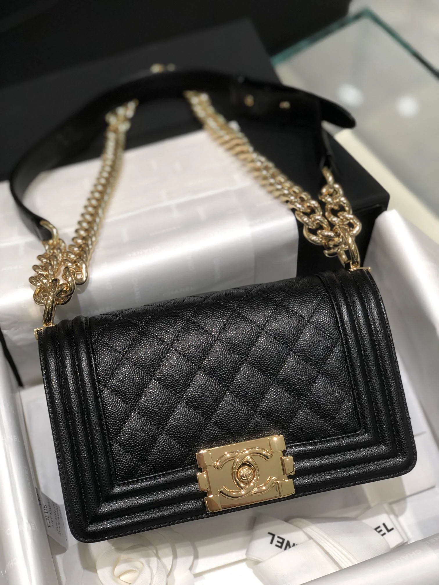 ie86f7340cac907eef6331ad4700467d3.webp All steel light gold buckle Size: 20Cm - Image 1