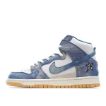 Carpet Company x Nike SB Dunk High SB Sneakers White & Blue