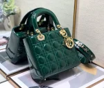 Dark green patent leather, Dior ABC monogram 20cm - Image 8