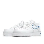 Fragment Design x Nike Air Force 1 Low White and Blue Low Top 3M Reflective - Image 9