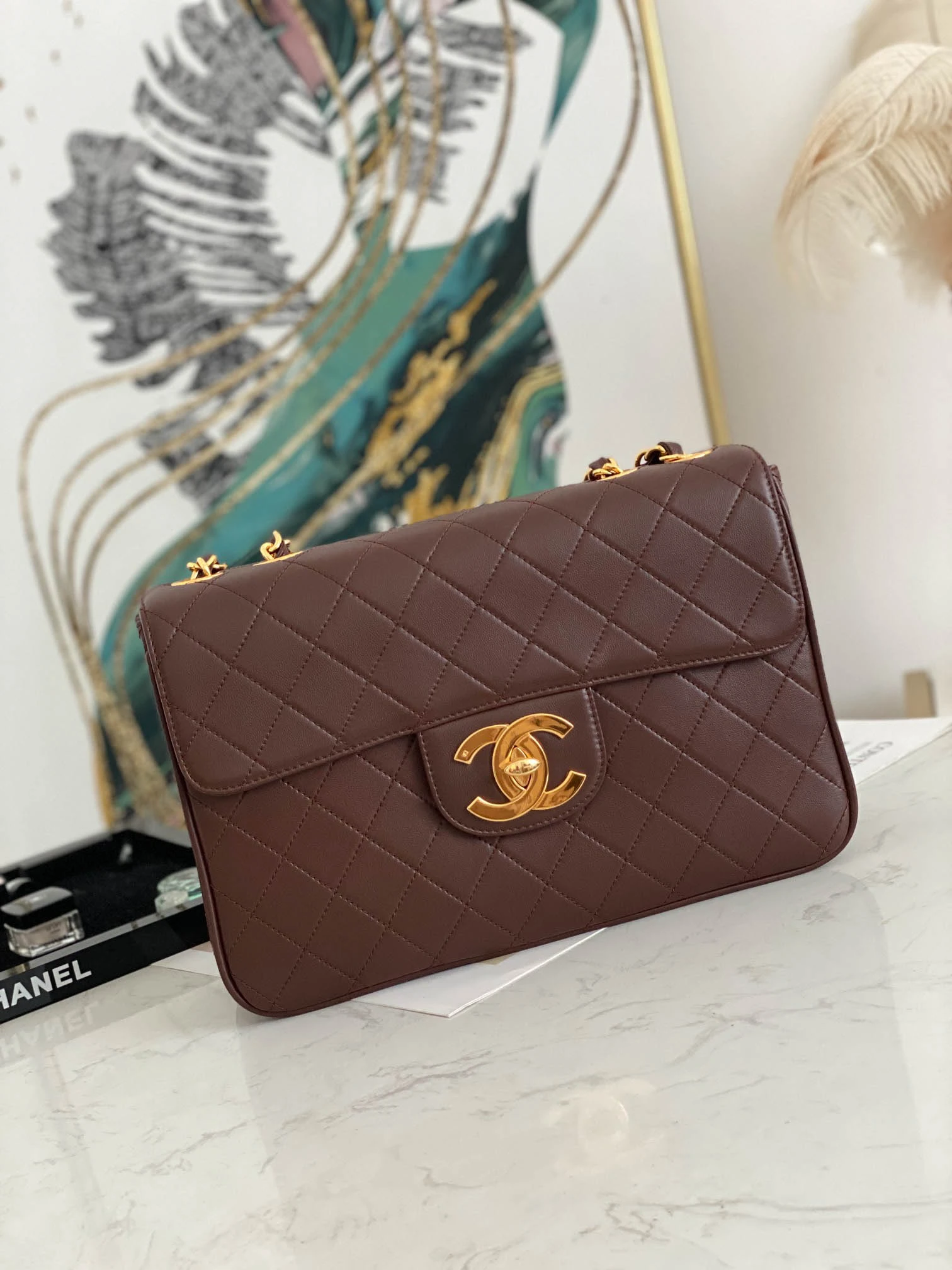 if2130a5ce681441969b9a78c4695c523.webp Can be one-shoulder, cross-body, handbag Size: 30.21.8cm - Image 1