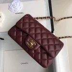 Black Lambskin Gold Buckle - Image 9