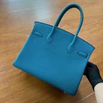 Birkin Size: 30 Cowboy Blue - Image 9