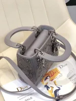 Grey leather shoulder strap with full original packaging - Image 9