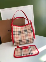 Checkered Tootsie Bag Size:W25.5*H29*D10cm Code:400123 - Image 8