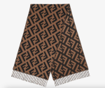 FF Scarf Brown cashmere scarf