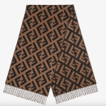 FF Scarf Brown cashmere scarf