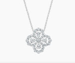 Diamond Loop Full Motif Diamond Pendant