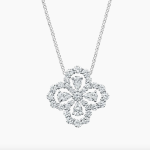Diamond Loop Full Motif Diamond Pendant