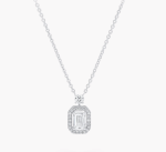 Constellation Emerald Cut Diamond Pendant