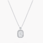 Constellation Emerald Cut Diamond Pendant