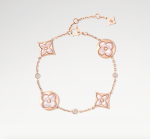 Color Blossom BB Star andSun Multi-Motif Bracelet, Rose Gold, Pink Mother-of-Pearl and Diamonds