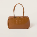 Beau leather top-handle bag