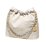 Chanel 22 Small Handbag beige - Image 2