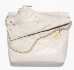 Chanel 22 Small Handbag beige - Image 3